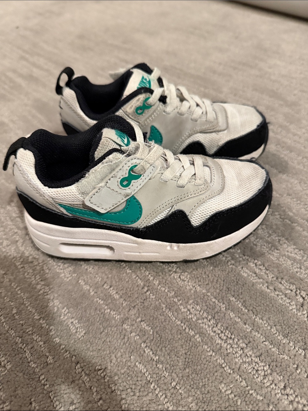 Nike Kids Sneakers - Teal, Black & White